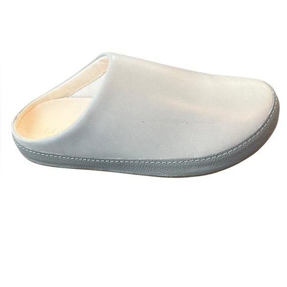 Olukai Hamani Gray Leather Slip On Clog Mules Loafers Shoes Size 9 New - Picture 14 of 15